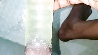 Pissing in condom
